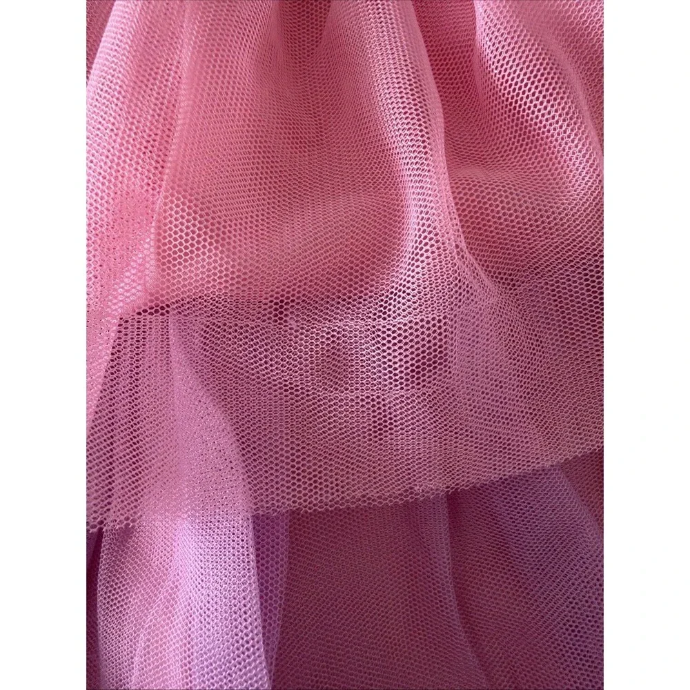 Gymboree Ruffle Tulle Tutu Skirt Girls Sz 12 Birthday Tiered Pink Purple Teal